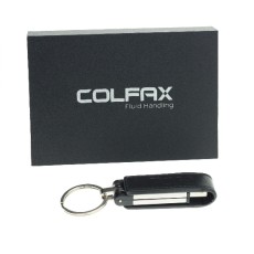 皮革USB手指匙扣 - COLFAX